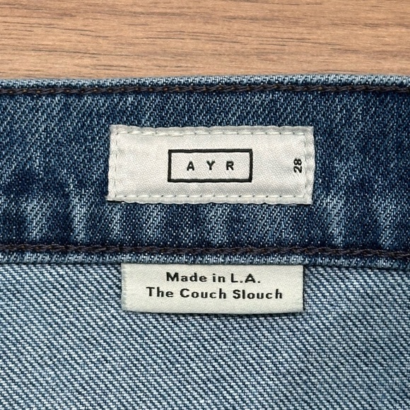 AYR The Couch Slouch Jeans Size 28 - Picture 7 of 16